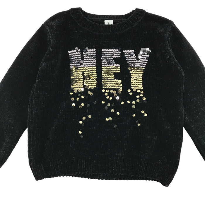 Tu 6 years black sequin hey jumper