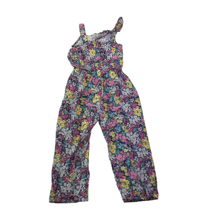 Tu 7-8 years navy floral jumpsuit