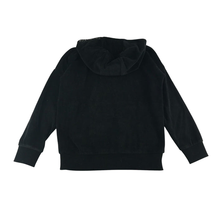 Tu 9-10 years black sequin star velour hoodie