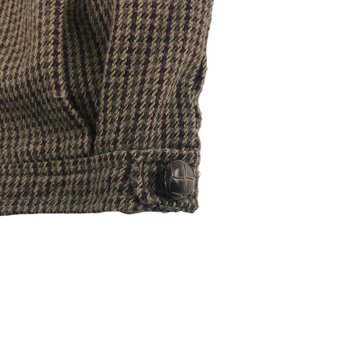 Tu 9 years brown houndstooth shorts