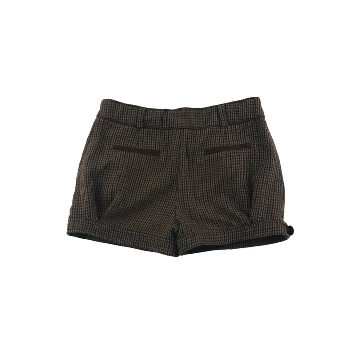 Tu 9 years brown houndstooth shorts