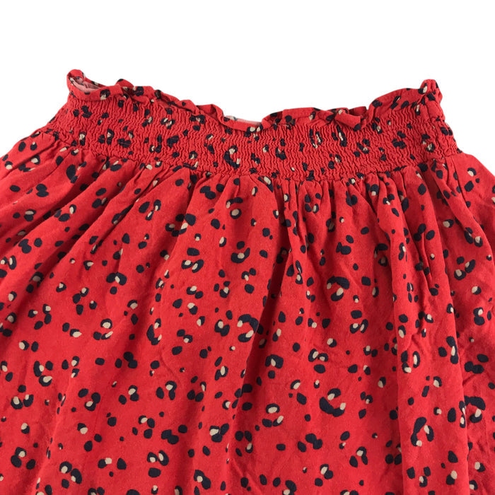 Tu skirt 8-9 years red spot pattern