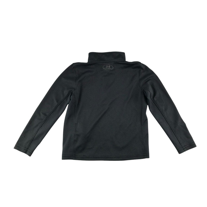 Under Armour 7-8 years grey mock neck quarter-zip sweatshirt