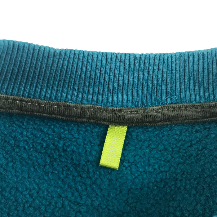 Unknown 4-5 years blue with green t-rex graphic design jersey sweater