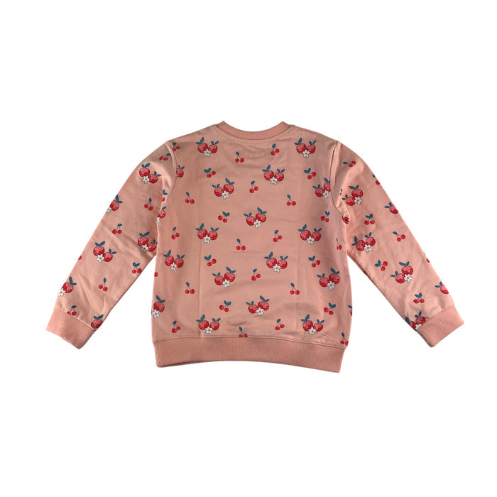 Unknown 5-6 years pink with cherry print design sweater