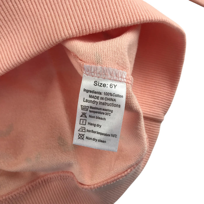 Unknown 5-6 years pink with cherry print design sweater
