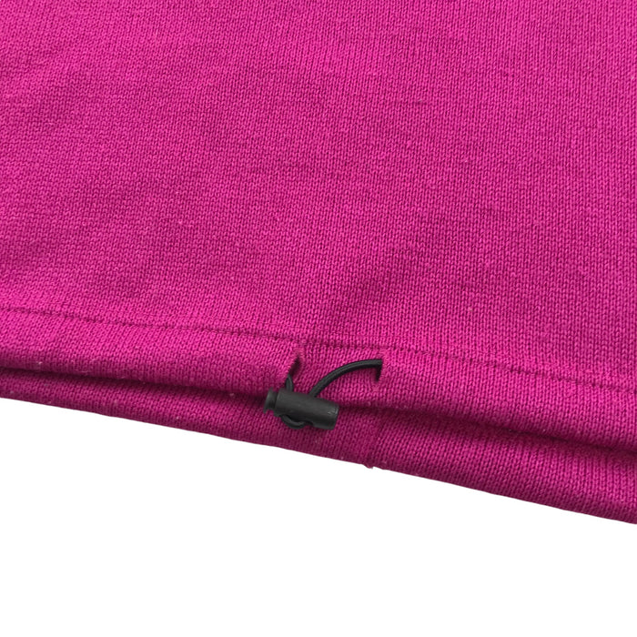 Unknown women's XS pink with logo cropped hoodie