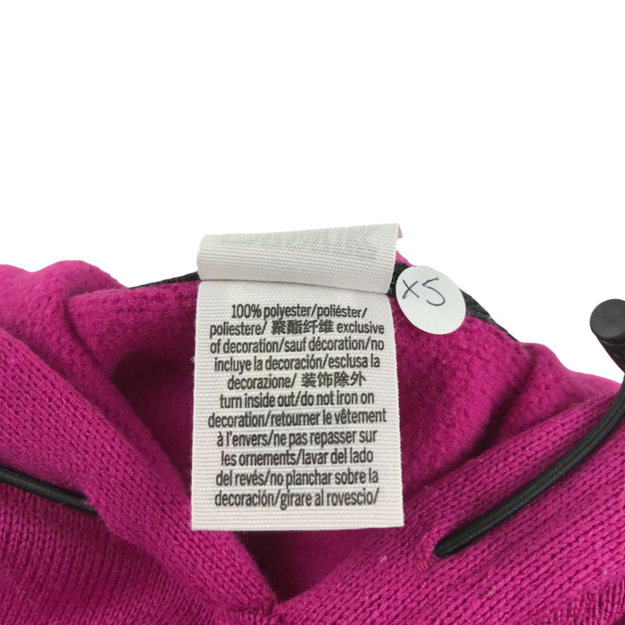 Unknown women's XS pink with logo cropped hoodie