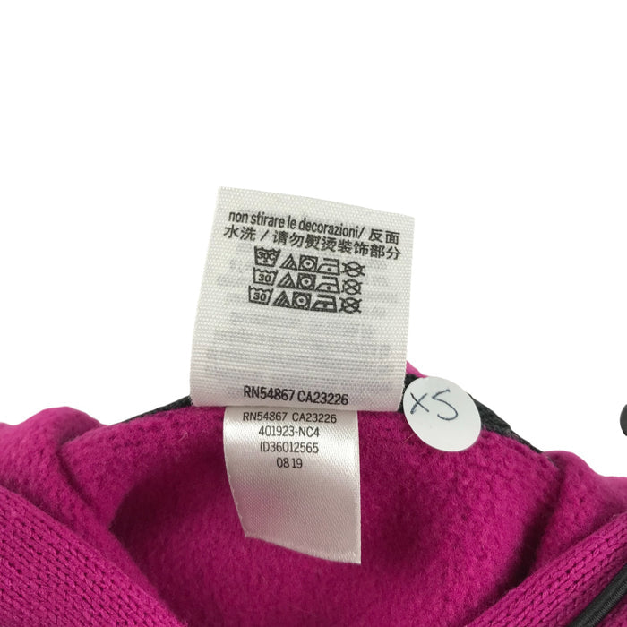 Unknown women's XS pink with logo cropped hoodie