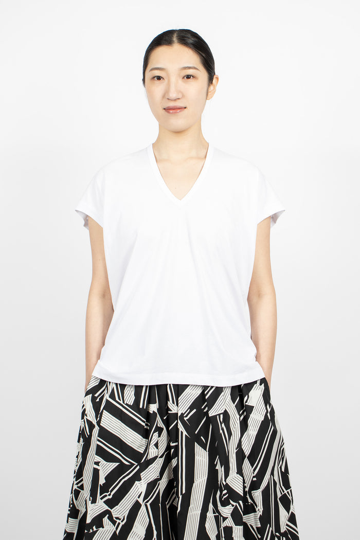 V-Neck Tee White