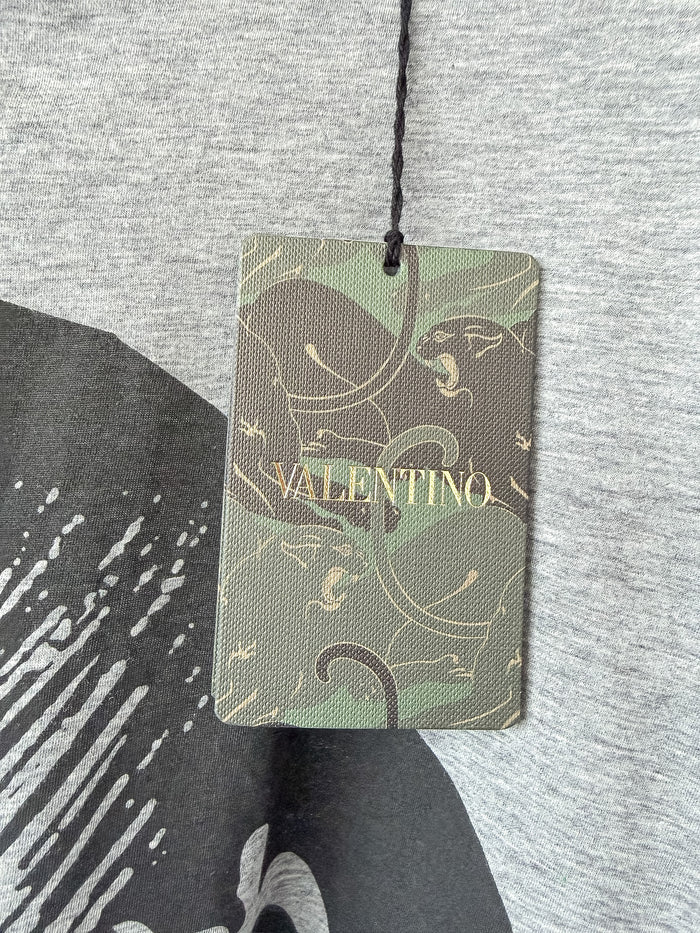 Valentino Grey Panther Tee Shirt