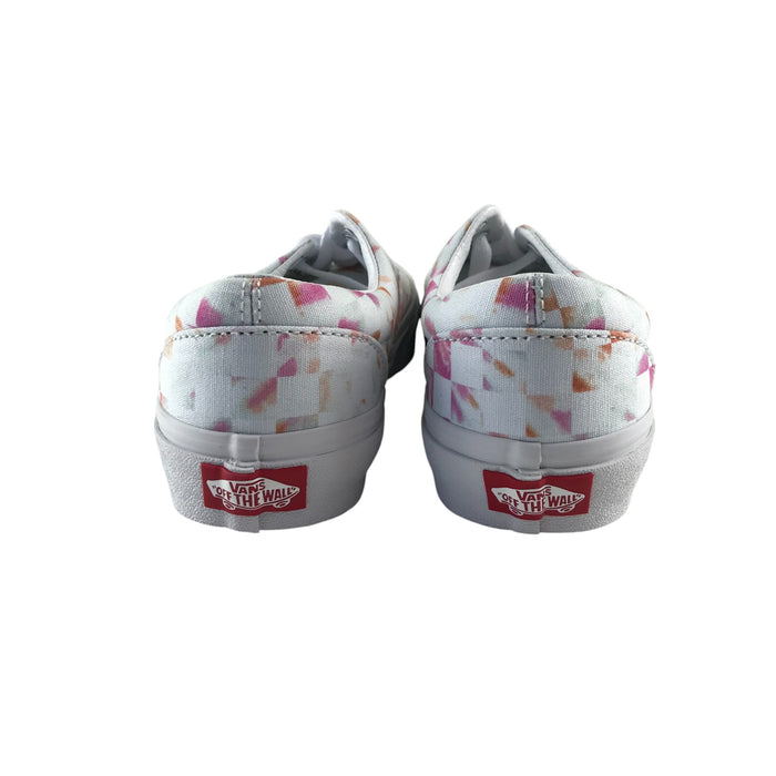 Vans size UK 3.5 white check trainers