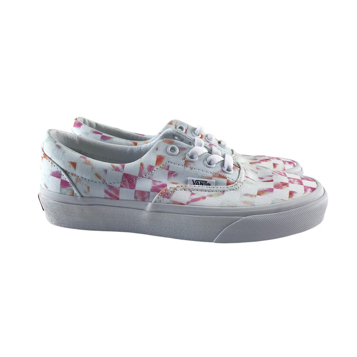 Vans size UK 3.5 white check trainers