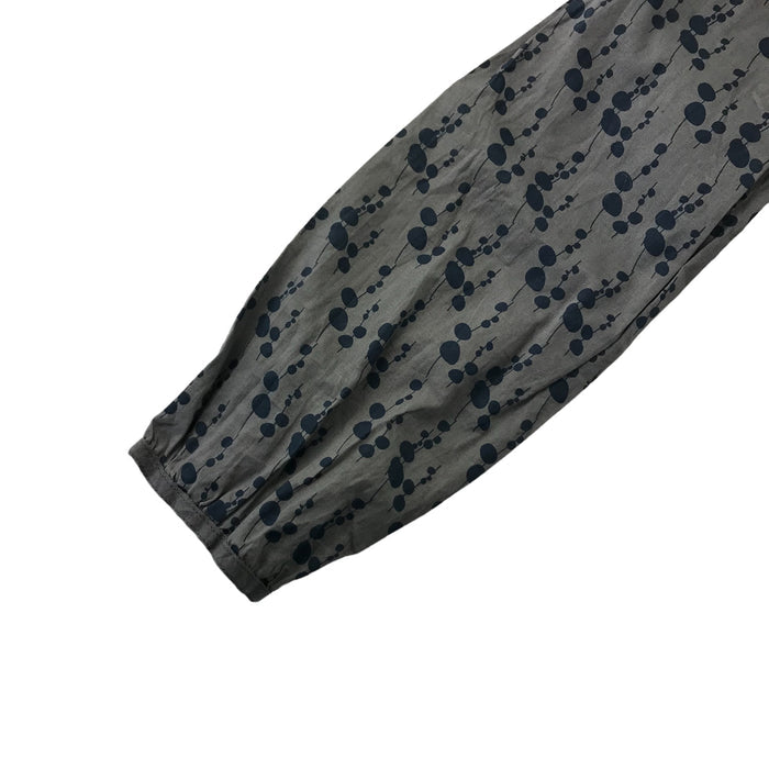 Vertbaudet 8-9 years grey and navy blouse
