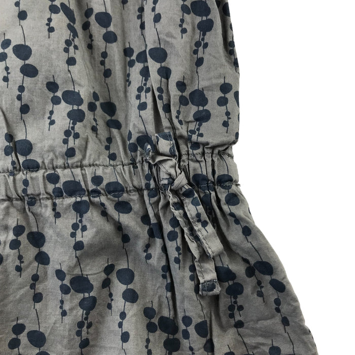 Vertbaudet 8-9 years grey and navy blouse