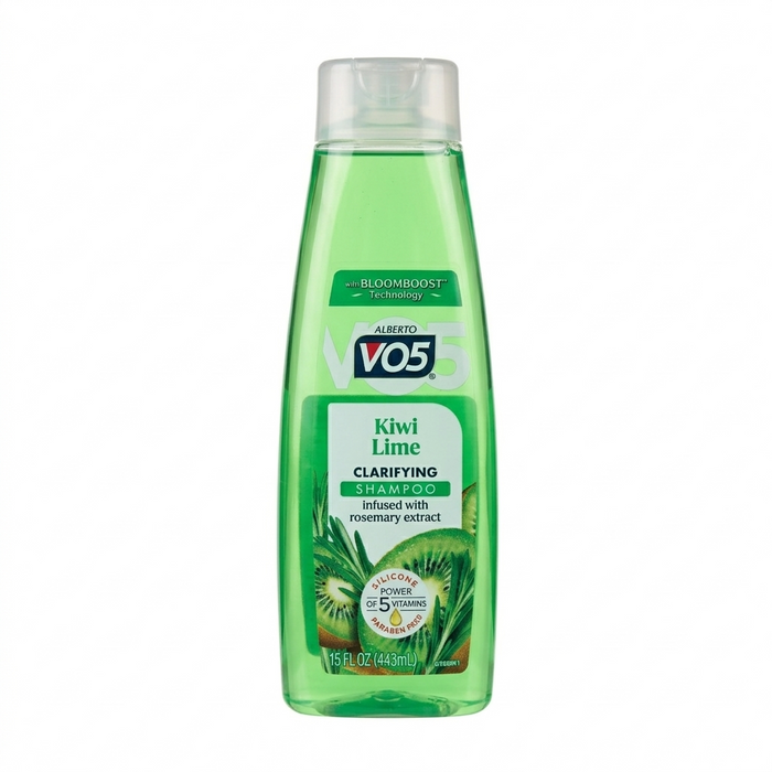 Alberto Vo5 Kiwi Lime Clarifying Shampoo bottle on a white background