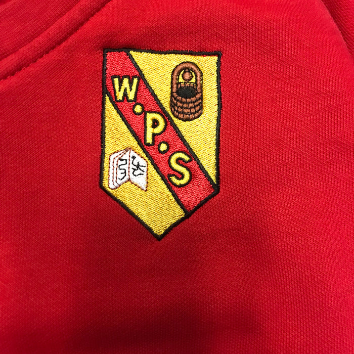 *Wallacewell Primary Red Crewneck Sweater
