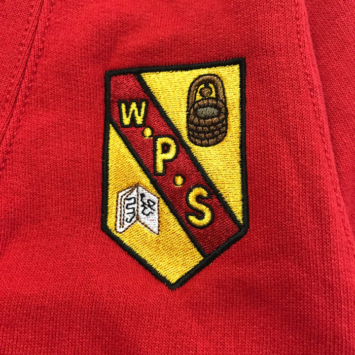 Wallacewell Primary Red Jersey Cardigan
