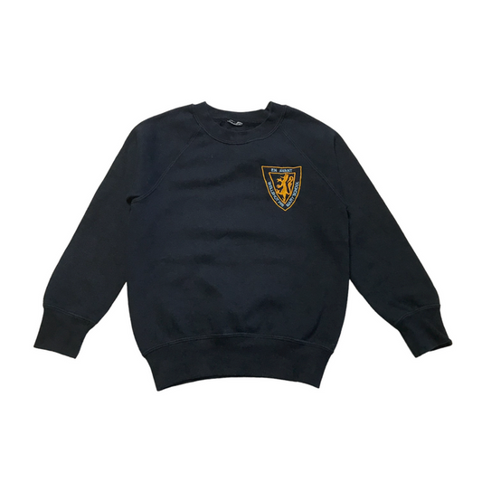 *Wellshot Primary Navy Blue Crew Neck Sweatshirt