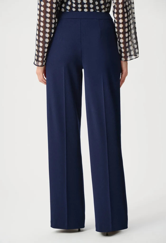 Wide Leg Pull-On Trousers