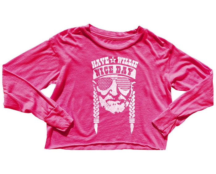 WILLIE NELSON NOT QUITE CROP TEE