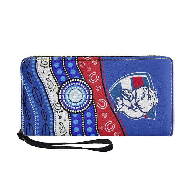 Womens AFL Fashion Zipper Purses With Handle