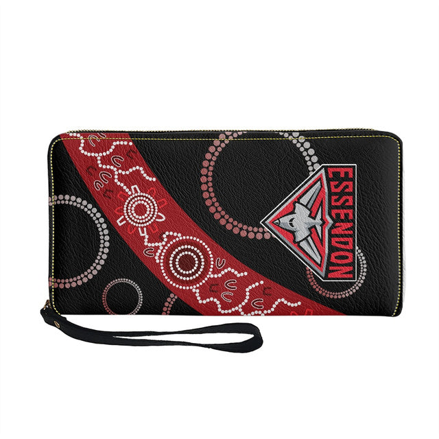Womens AFL Fashion Zipper Purses With Handle