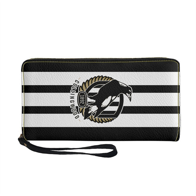Womens AFL Fashion Zipper Purses With Handle