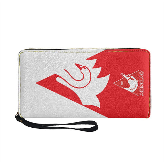 Womens AFL Fashion Zipper Purses With Handle