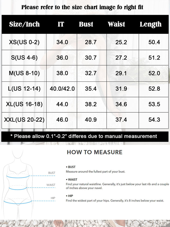 Women's Boho Maxi Dress - Summer Slip Lace Up Tassel V-Neck Flare Ruffle Beach Dress in White M