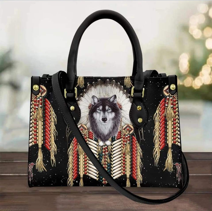 Womens Casual Crossbody Bags - Dreamcatcher Pattern