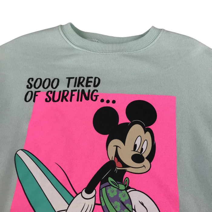 Zara 11-12 years blue mickey mouse surf sweater