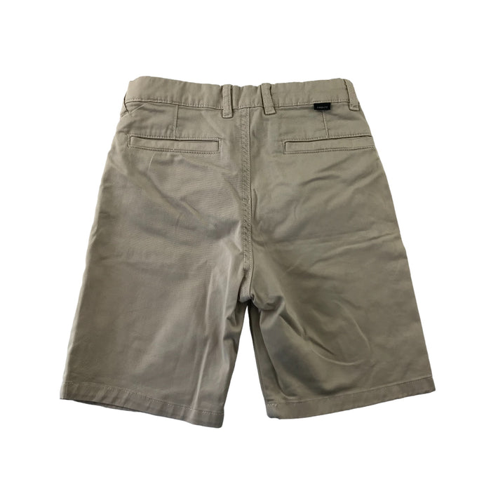 Zara 7 years beige adjustable waist pockets belt loops shorts