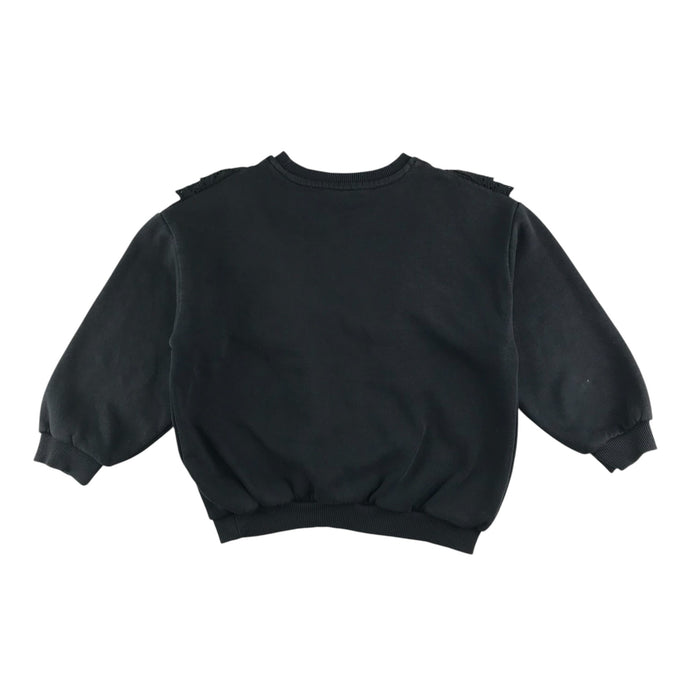 Zara 8-9 years grey frilled lace sweater