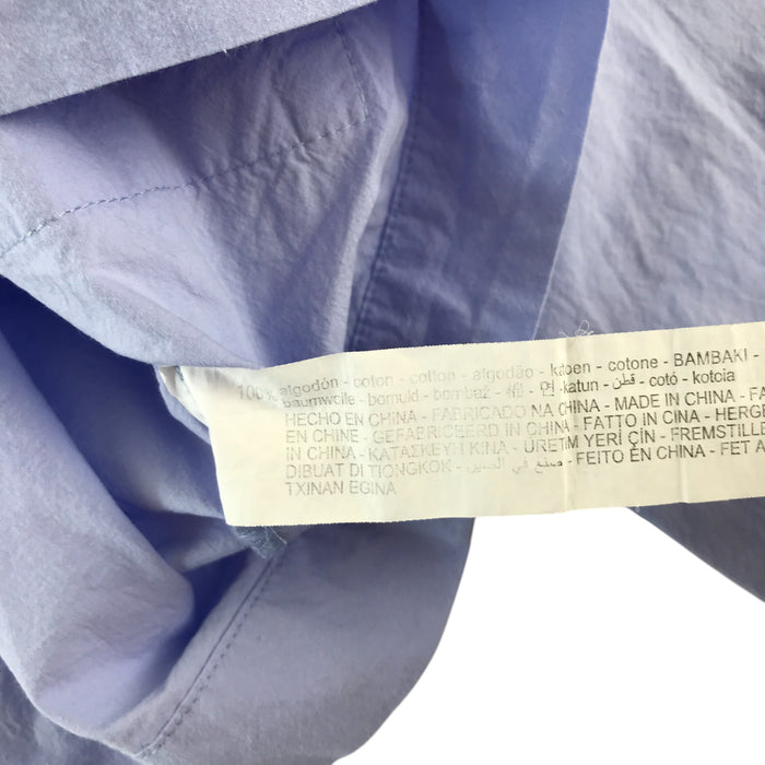 Zara 9-10 years light blue cropped blouse