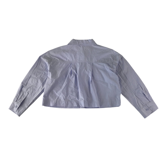 Zara 9-10 years light blue cropped blouse