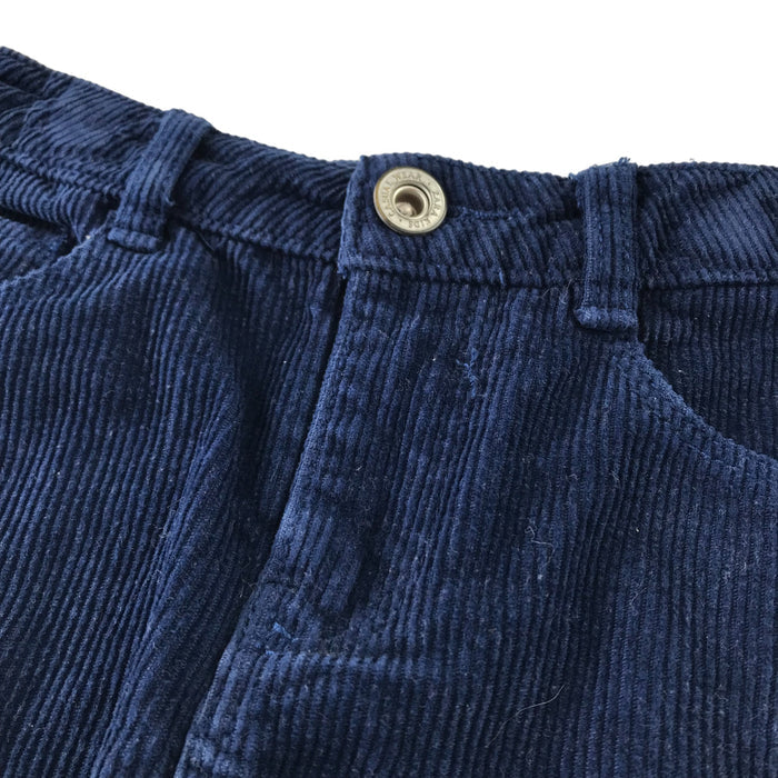 Zara Skirt Age 6 Navy Blue Corduroy Cotton