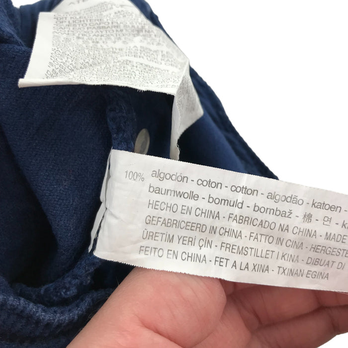 Zara Skirt Age 6 Navy Blue Corduroy Cotton