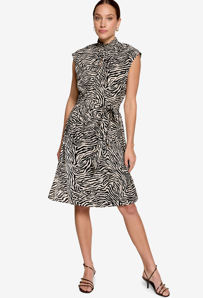 Zebra Print Short Dress