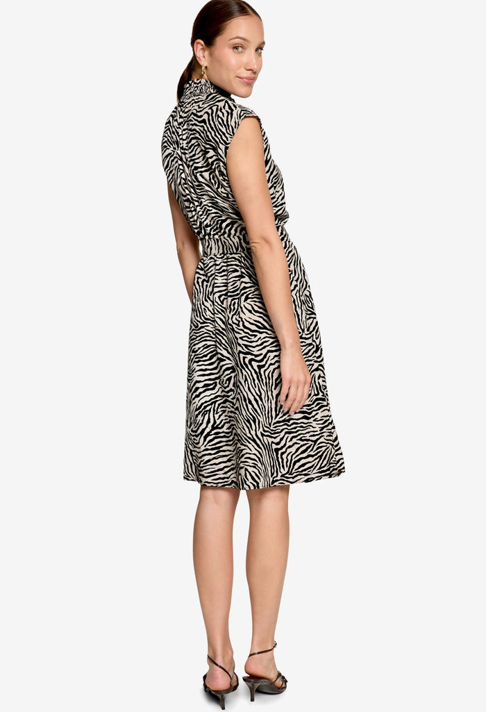 Zebra Print Short Dress