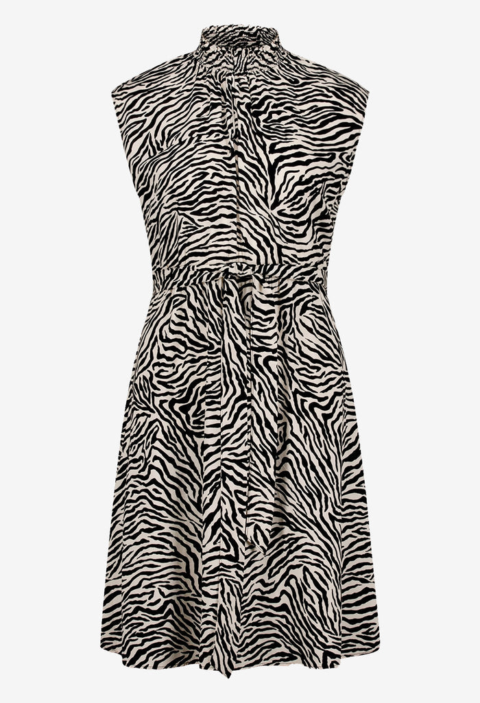 Zebra Print Short Dress